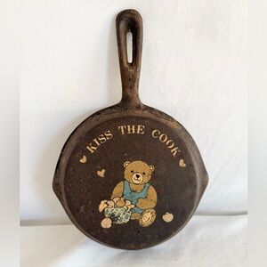 mini bear cast iron skillet